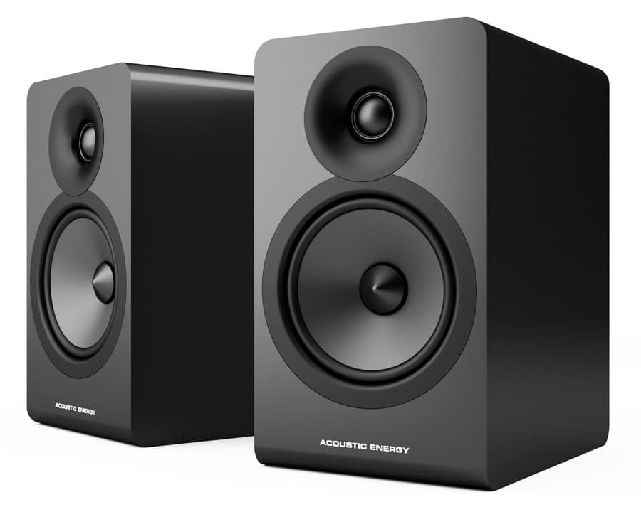 Acoustic Energy AE100 MK2 Bookshelf Speakers in Black