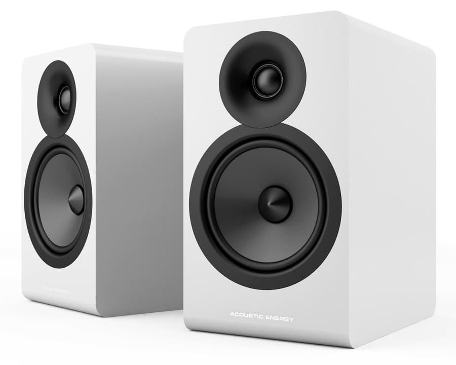 Acoustic Energy AE100 MK2 Bookshelf Speakers in White