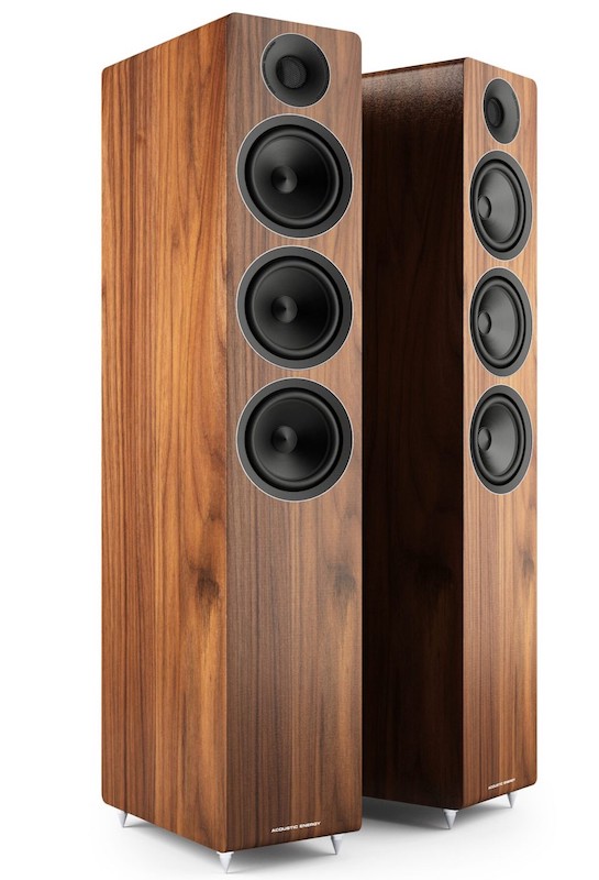 Acoustic Energy AE320 Floorstanding Loudspeakers Walnut