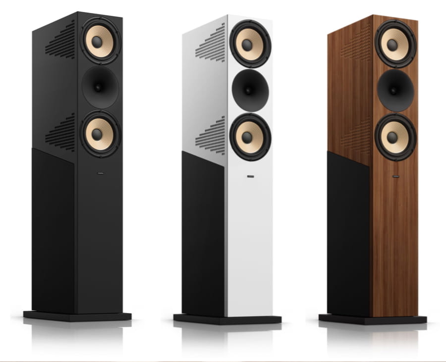 Amphion Krypton3X Loudspeaker in Black, White, and Walnut Finishes