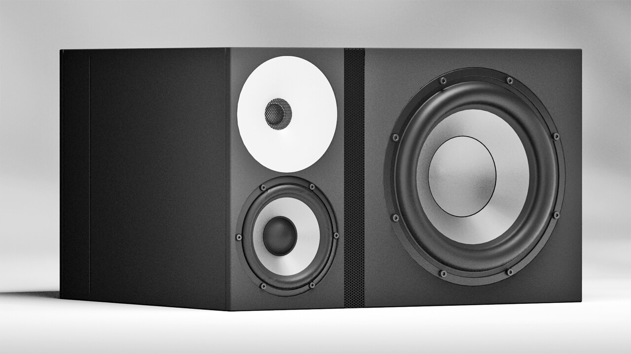 Amphion One25A Active Studio Monitor Angle