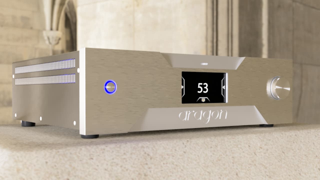 Aragon Tungsten 2-channel Preamplifier in silver