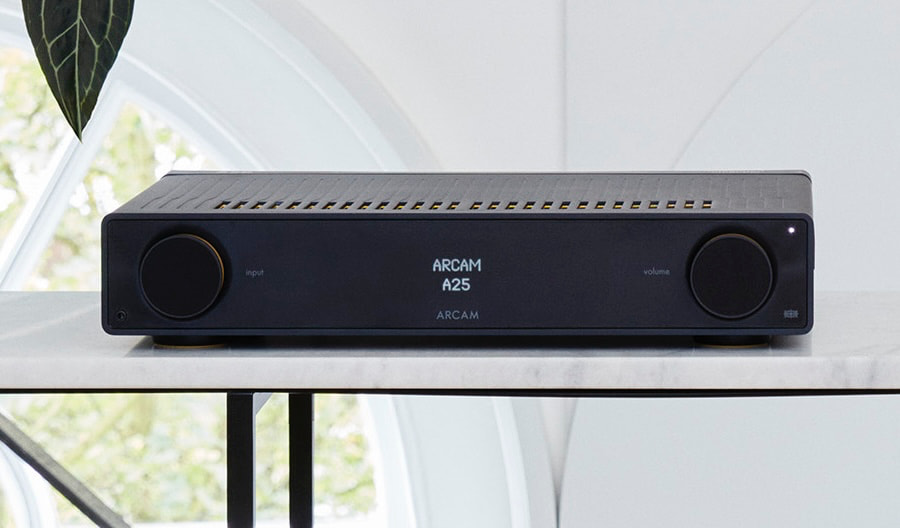 Arcam Radia A25 Integrated Amplifier Front Lifestyle