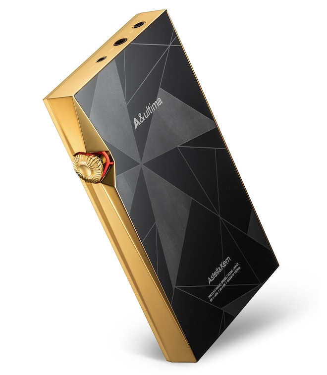 Astell&Kern A&Ultima SP3000 DAP in 24K Gold Tilted Rear