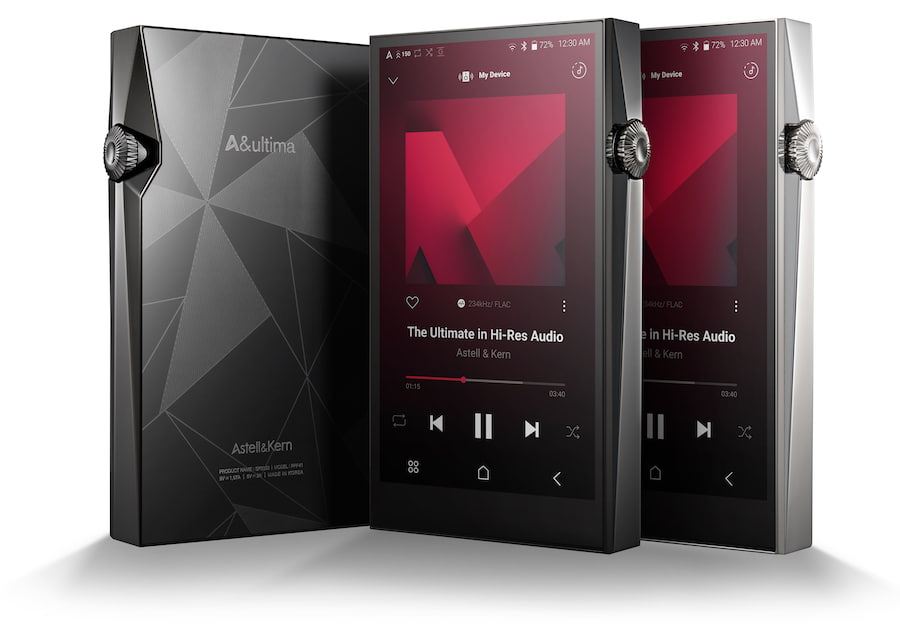 Astell&Kern A&ultima SP3000 DAP Right SideAstell&Kern A&ultima SP3000 DAP Black and Silver