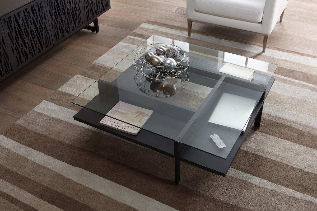 BDI Terrace 1150 Coffee Table in Charcoal Stained Ash