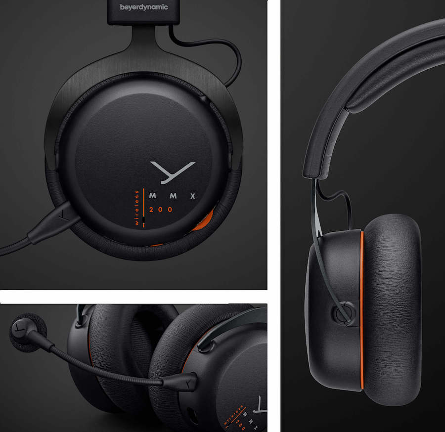 Beyerdynamic MMX 200 Wireless Gaming Headset in Black Collage