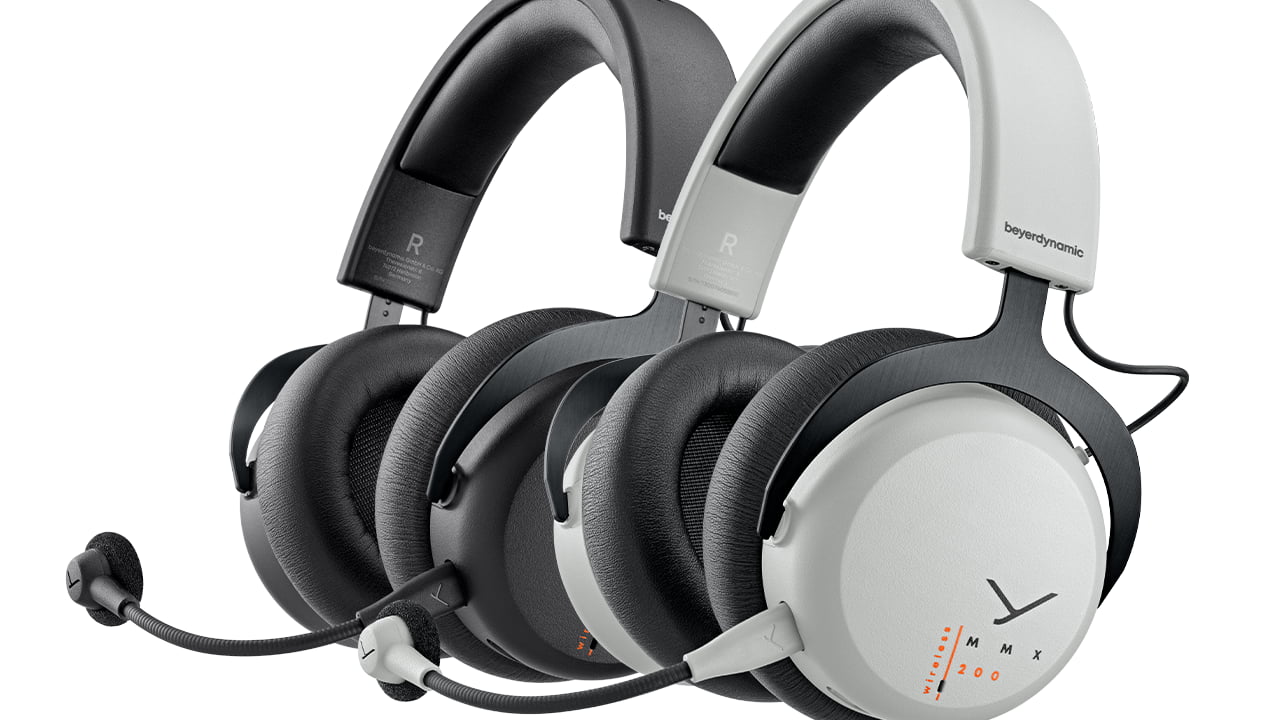 Beyerdynamic MMX 200 Wireless Gaming Headphones in Black and Grey