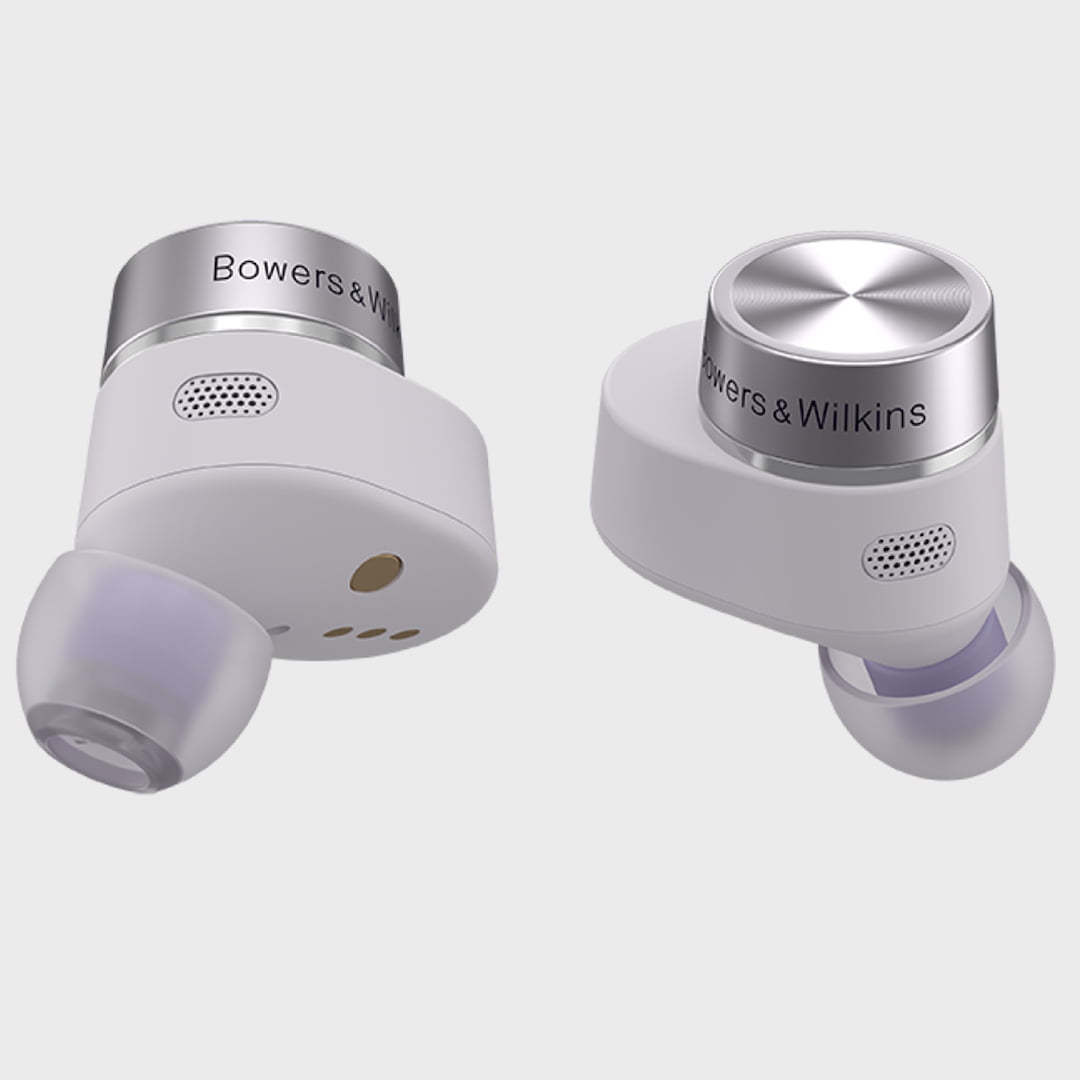 Bowers & Wilkins Pi5 S2 wireless earphones in spring lilac