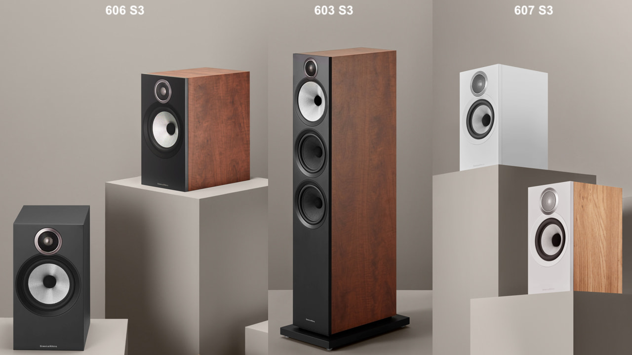 Bowers & Wilkins 606 S3, 603 S3 and 607 S3 Loudspeakers