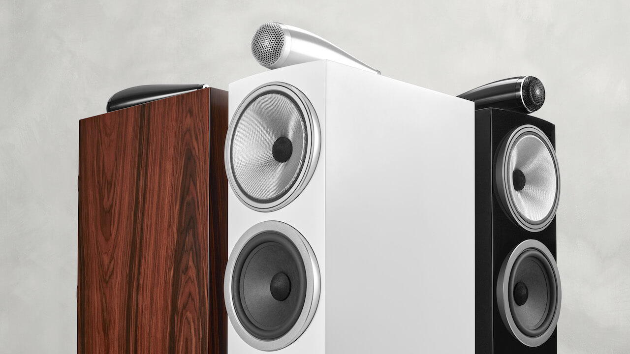 Bowers & Wilkins 703 S3 Loudspeaker in Mocha, White and Black