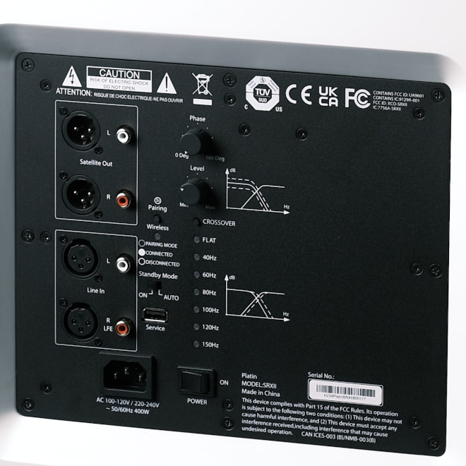 Buchardt SUB10 Subwoofer Rear Panel