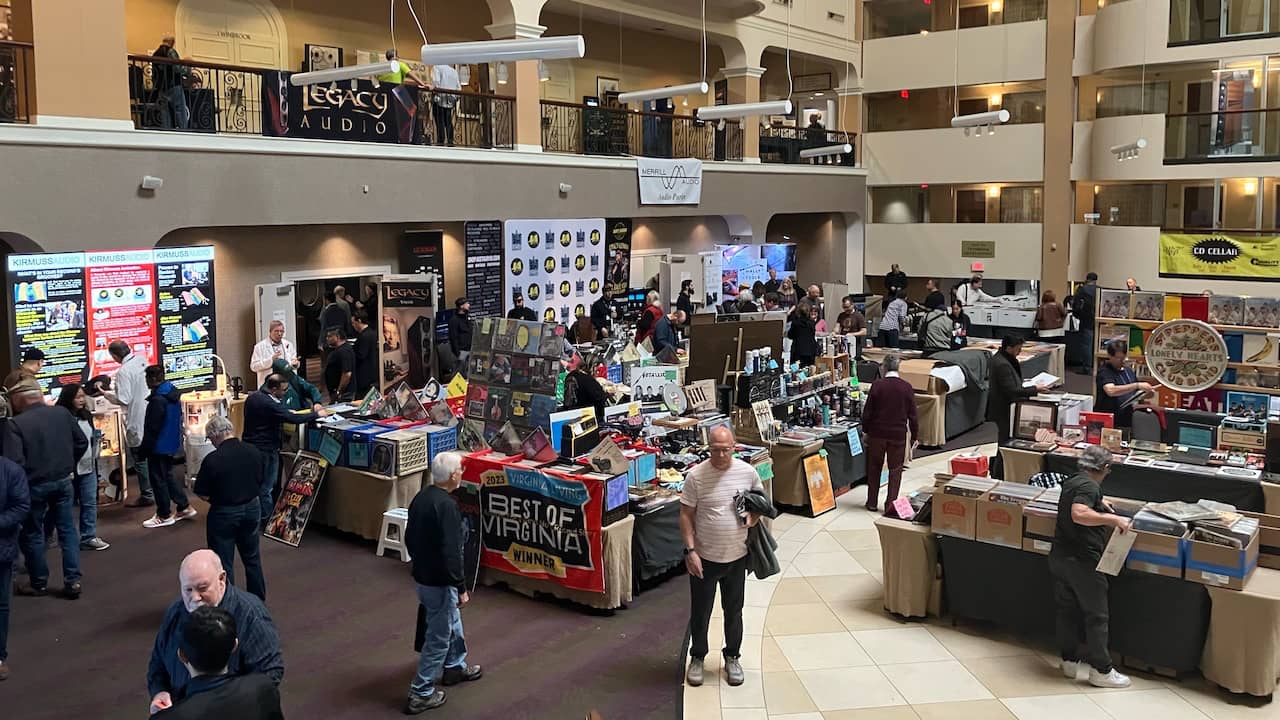 Capital Audiofest 2023 Vinyl Area