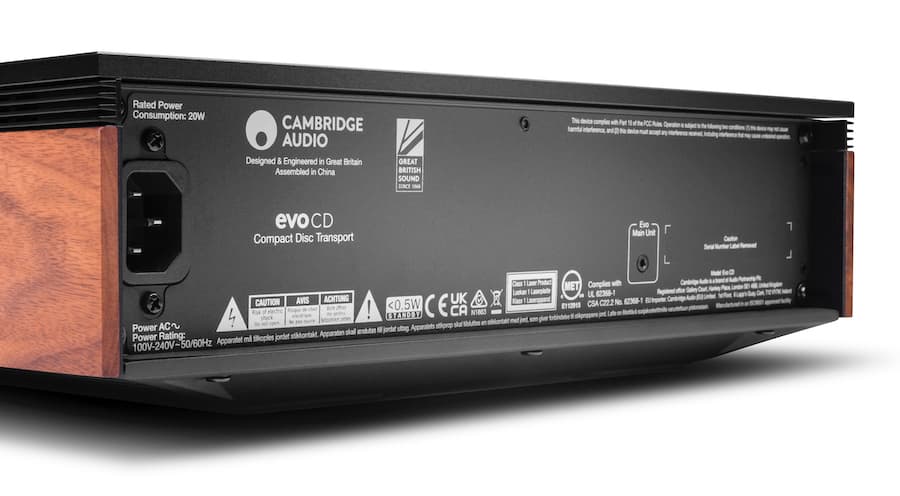 Cambridge Audio Evo CD Transport Rear