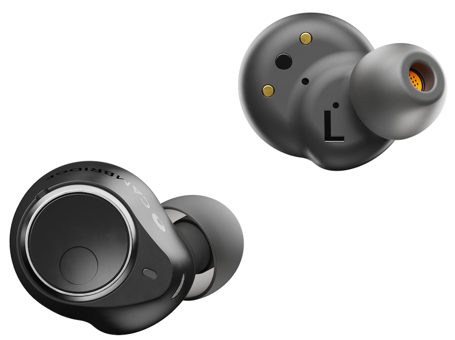 Cambridge Audio Melomania M100 Wireless Earbuds Front and Back