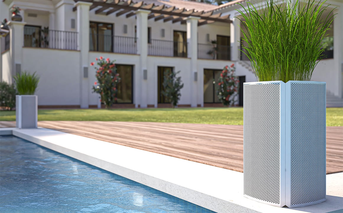 Coastal Source Razor Speakers Poolside Installation