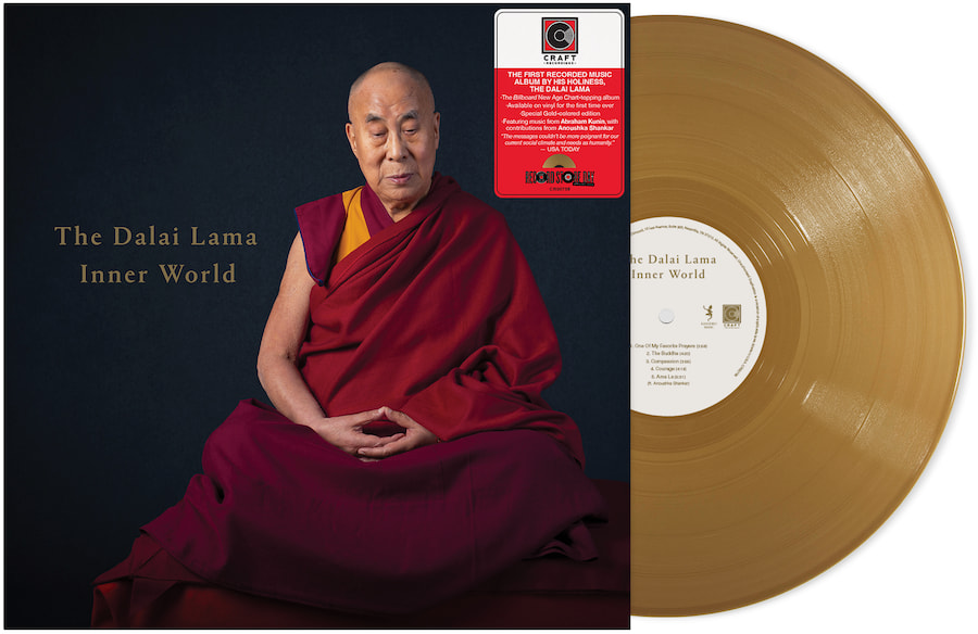 Dalai Lama – Inner World (1-LP, Gold Vinyl)