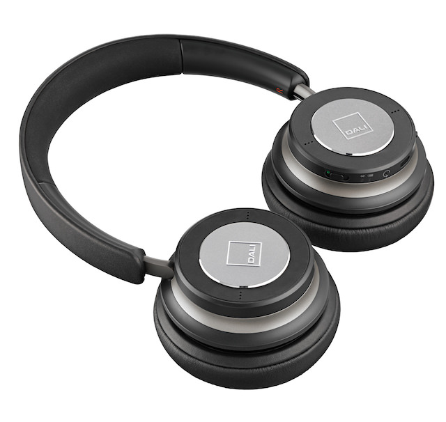 DALI IO-6 Headphones in Iron Black folded