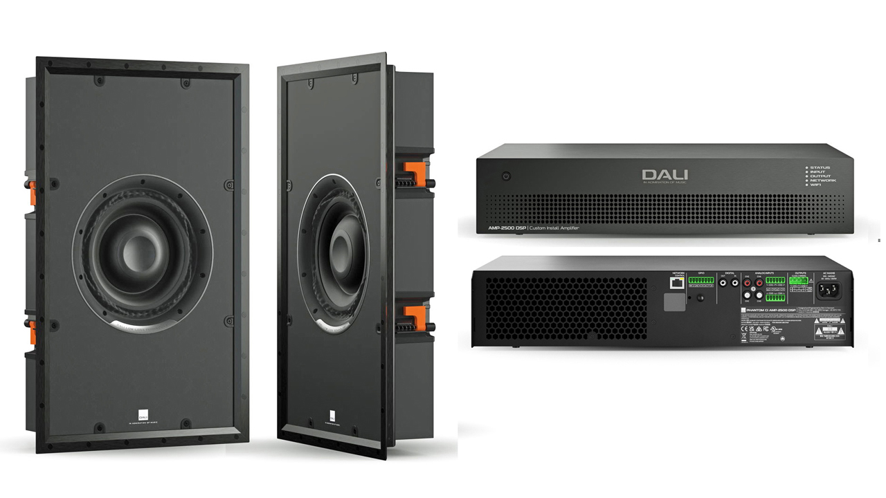 Dali Phantom SUB S-100 and AMP-2500 DSP