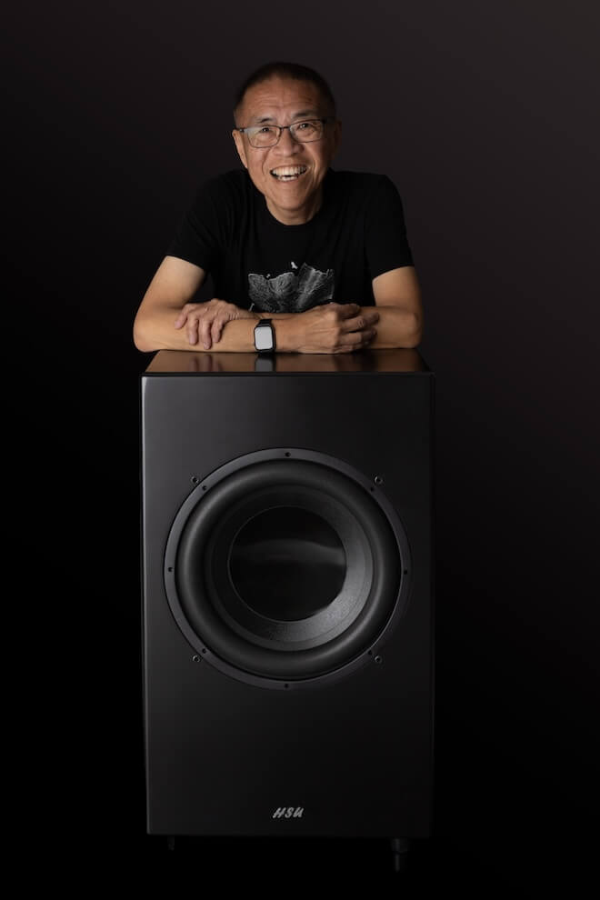 Dr. Hsu with HSU Research VTF-TN1 Subwoofer