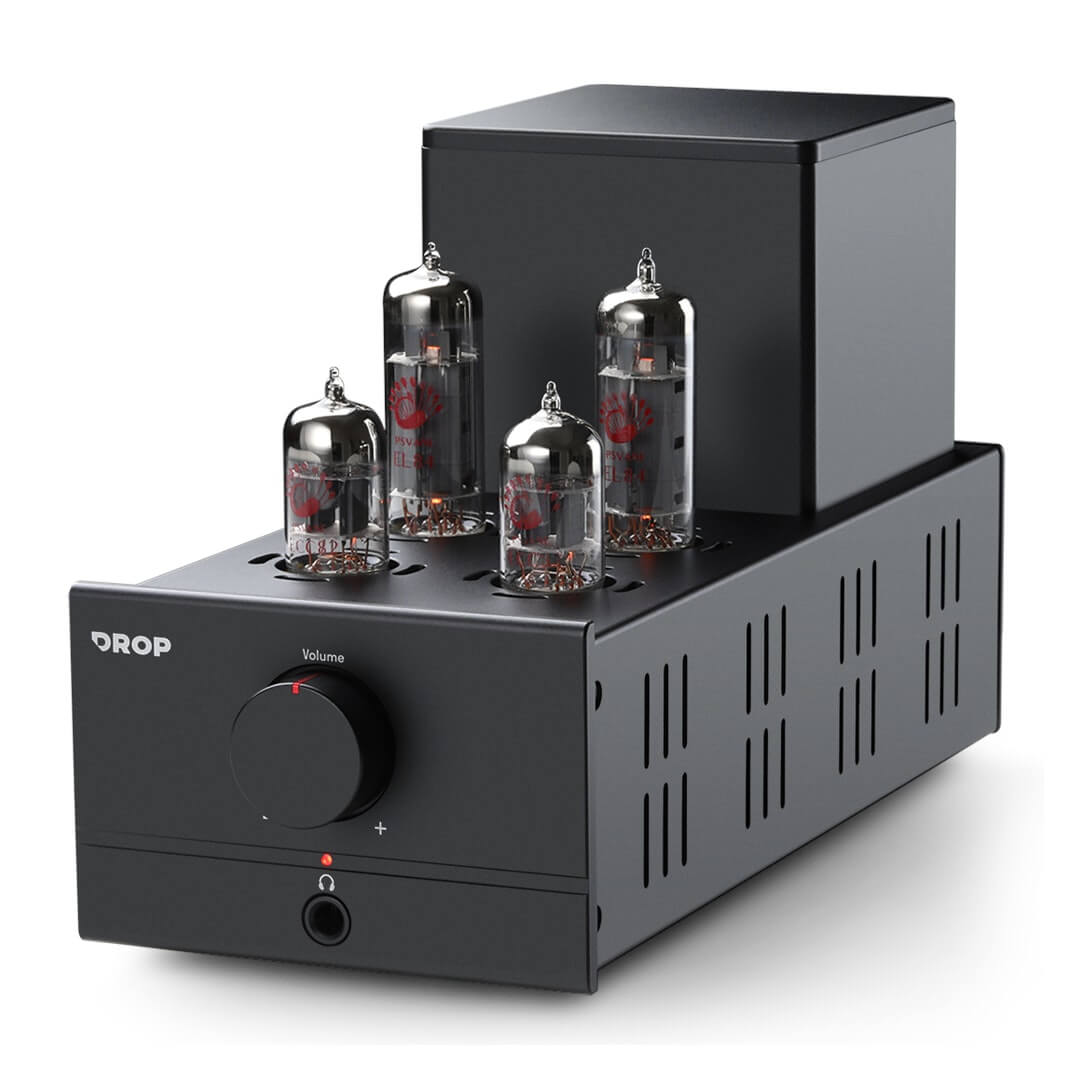 DROP+XDUOO TA-84 OTL Headphone Amplifier/DAC Front Angle