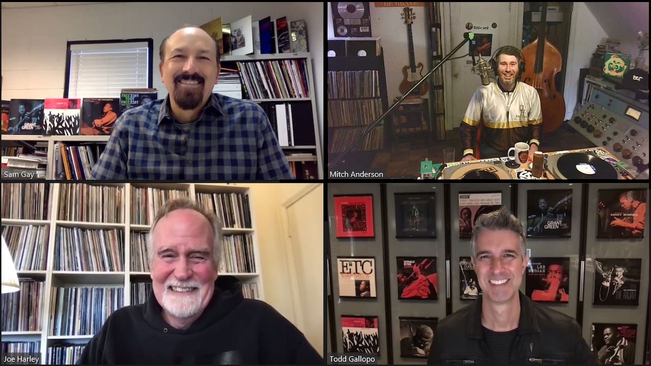 Screenshot from recording of ecoustics podcast episode 13