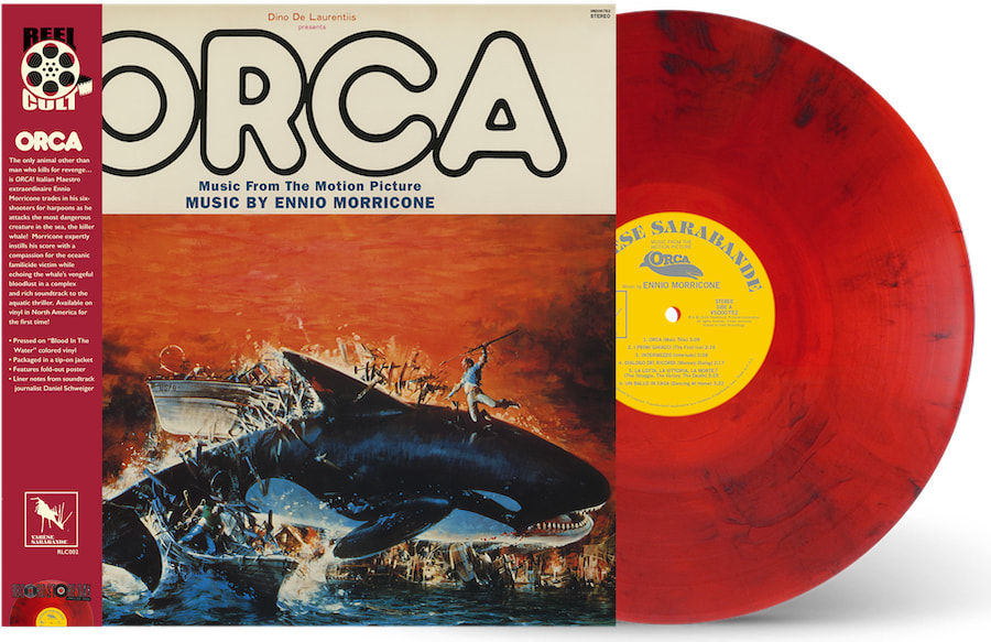 Ennio Morricone – Orca – Original Motion Picture Soundtrack (1-LP, Blood In The Water Vinyl) (North America Exclusive)