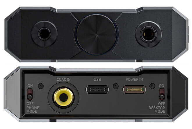 FiiO Q15 top and bottom views