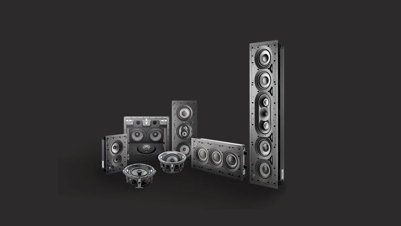 Focal 1000 Series in-wall and in-ceiling speakers and subwoofer