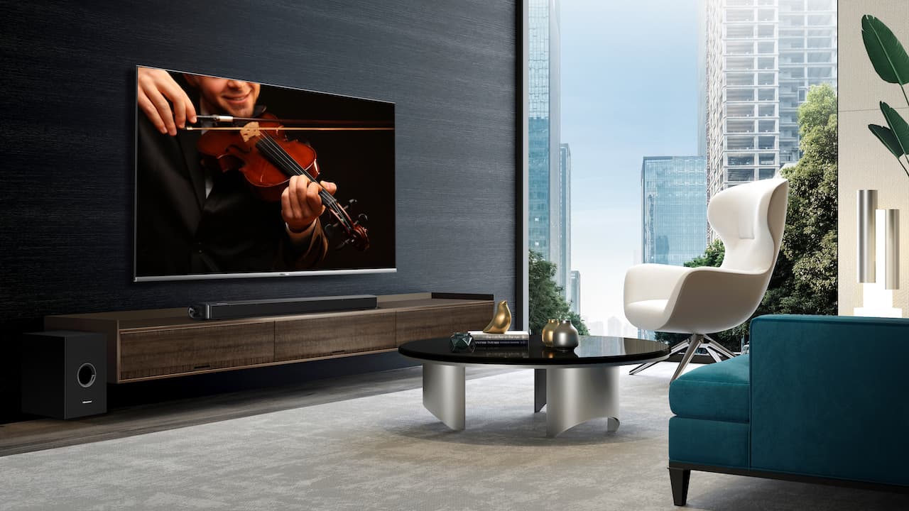 Hisense HS219 Soundbar Lifestyle