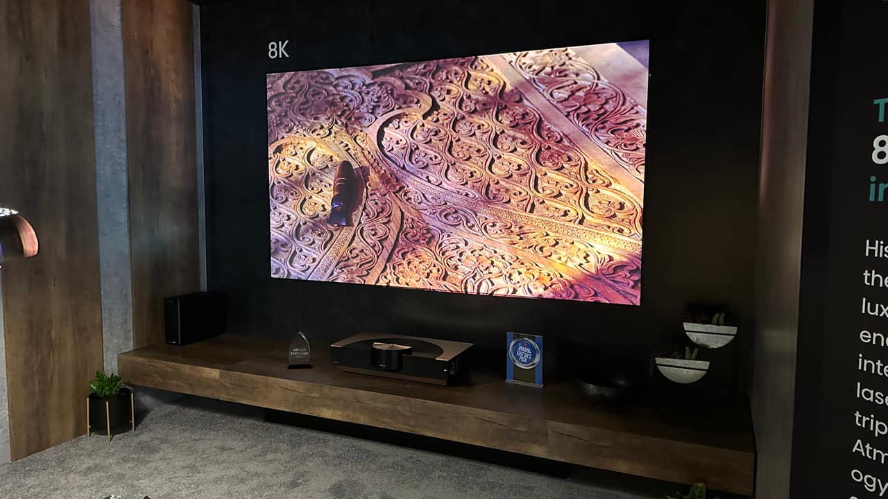 Hisense L120X 8K UST Projector at CES 2023