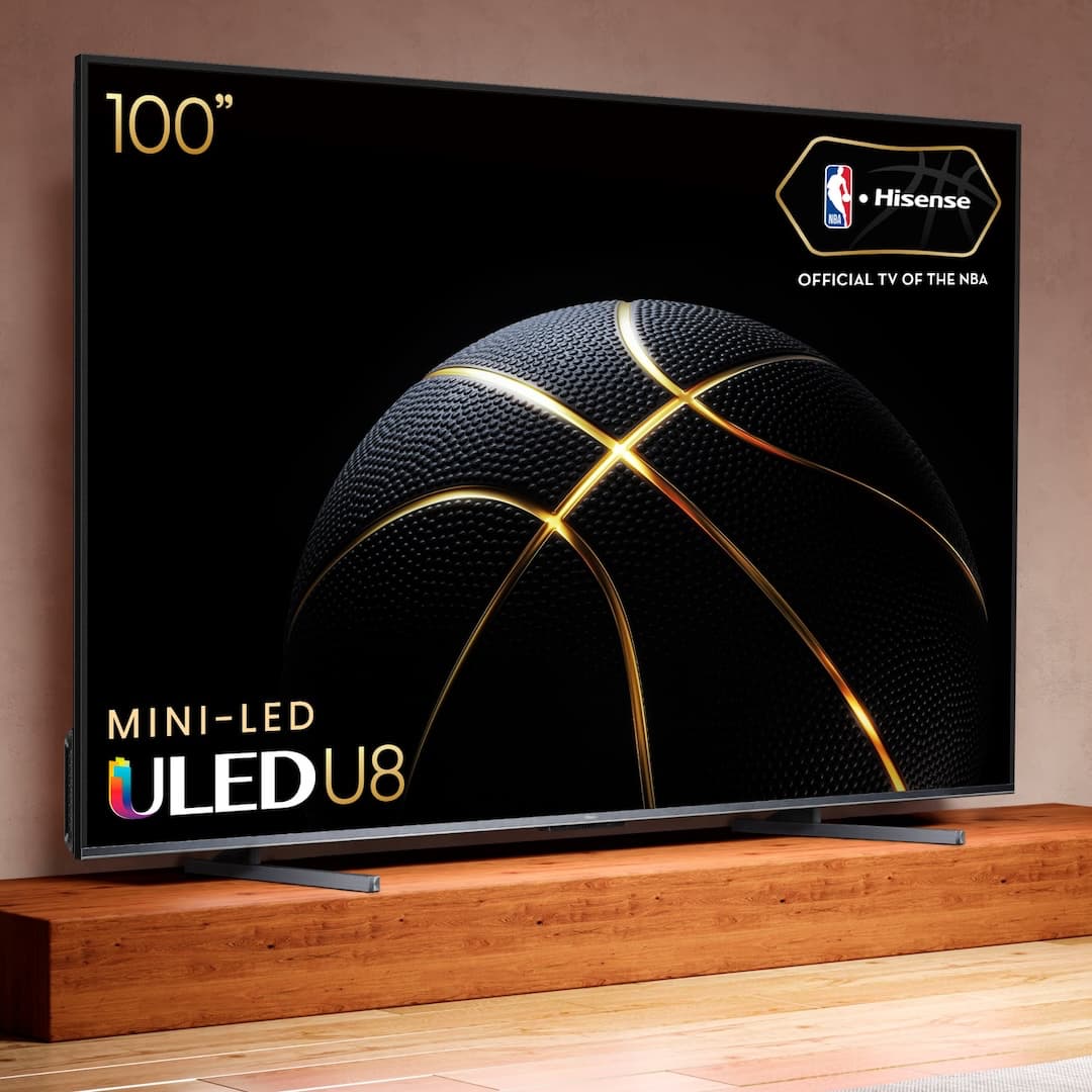 Hisense 100-inch Class U8 Series Mini-LED ULED 4K UHD Google Smart TV (100U8K, 2023 Model)