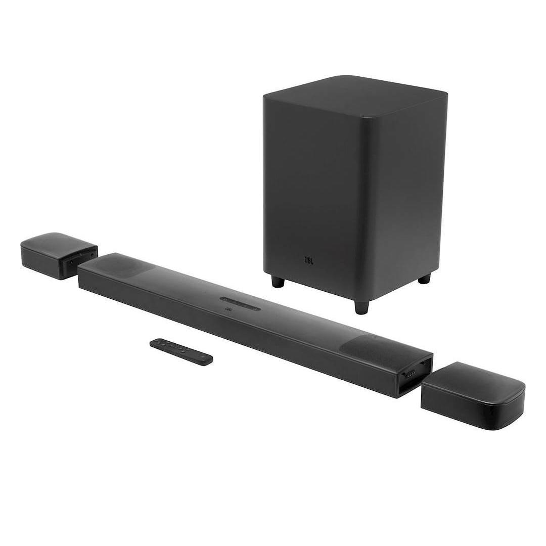 JBL Bar 9.1-channel Dolby Atmos Soundbar System with Detachable Surround Speakers and Wireless Subwoofer