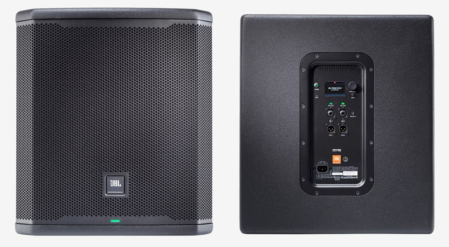 JBL PRX915XLF Subwoofer Front and Rear