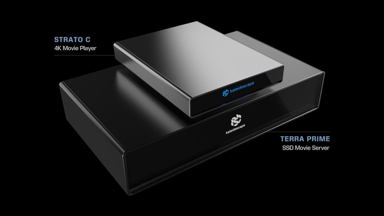 Kaleidescape Terra Prime SSD and Strato C Movie Player