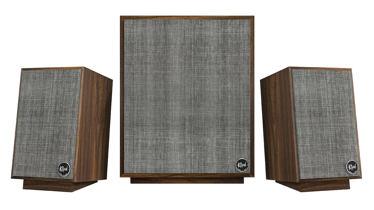 Klipsch ProMedia Heritage 2.1 Speaker System Walnut