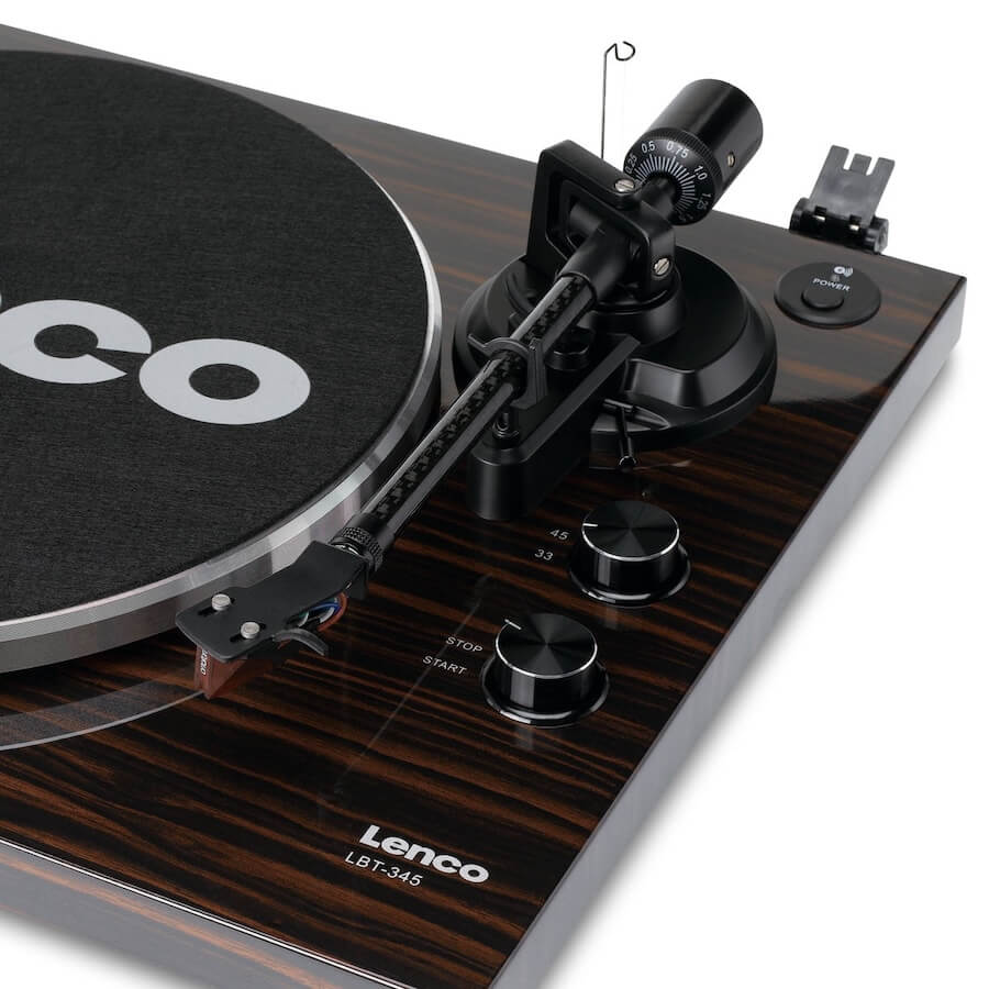 Lenco LBT-345WA Turntable Tonearm Right Side