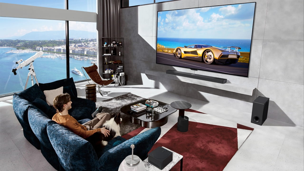 2024 LG M4 OLED Wireless TV Lifestyle