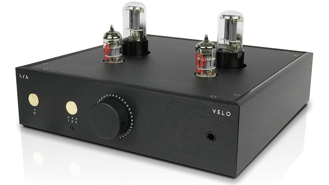 Linear Tube Audio Velo Headphone Amplifier Angle