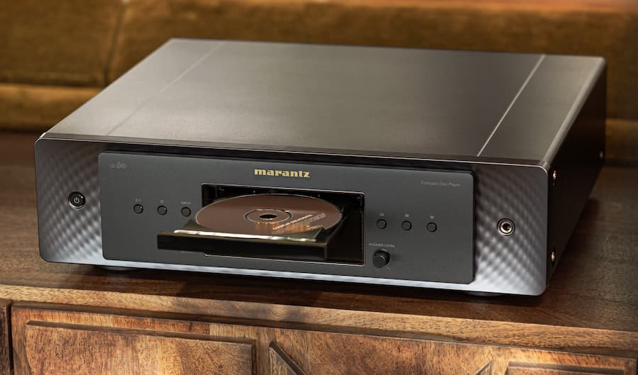 Marantz CD60 CD Player Black Open Lifestyle