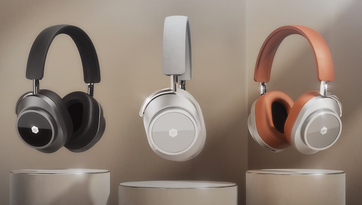 Master & Dynamic MW75 Wireless Noise-cancelling Headphone Colors in Black, Silver and Brown