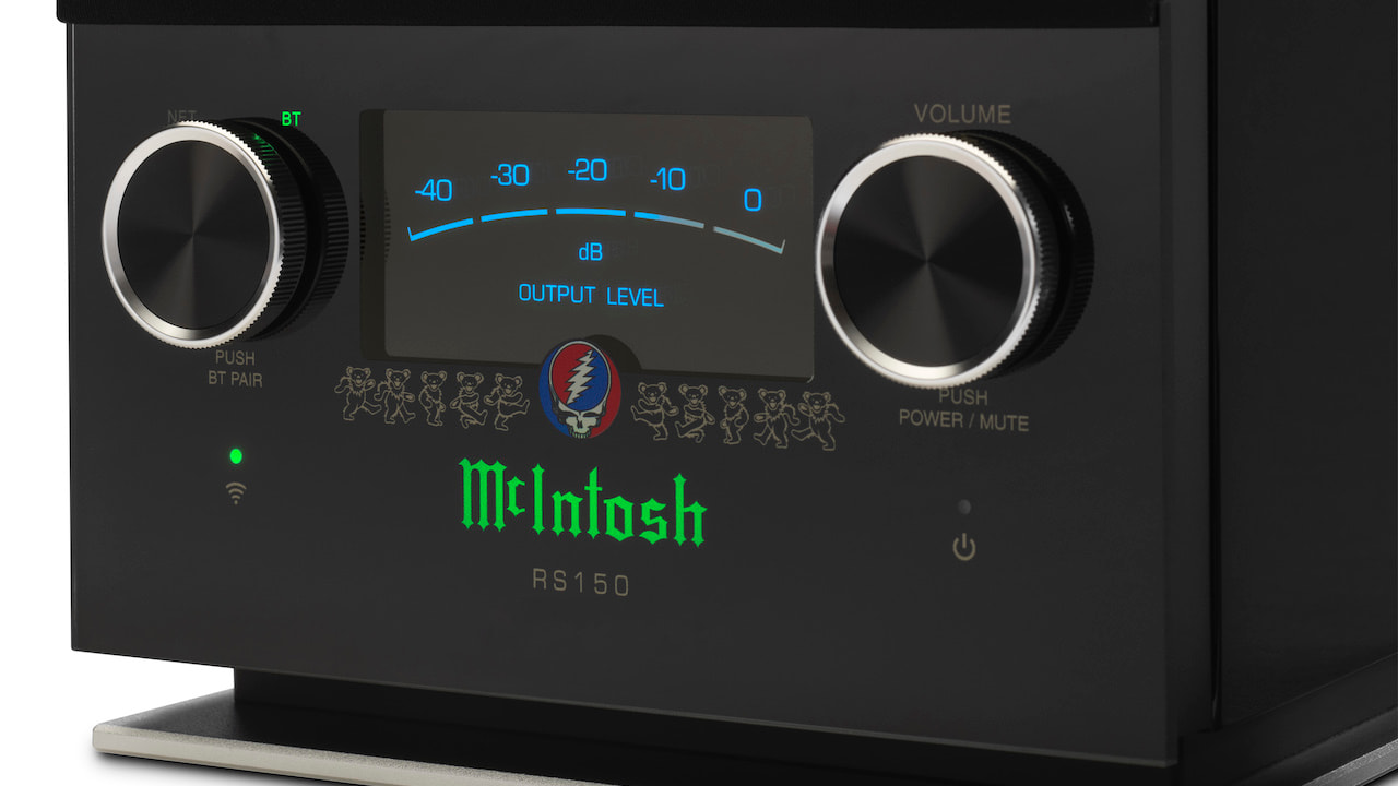 McIntosh x Grateful Dead RS150 Wireless Speaker Closeup