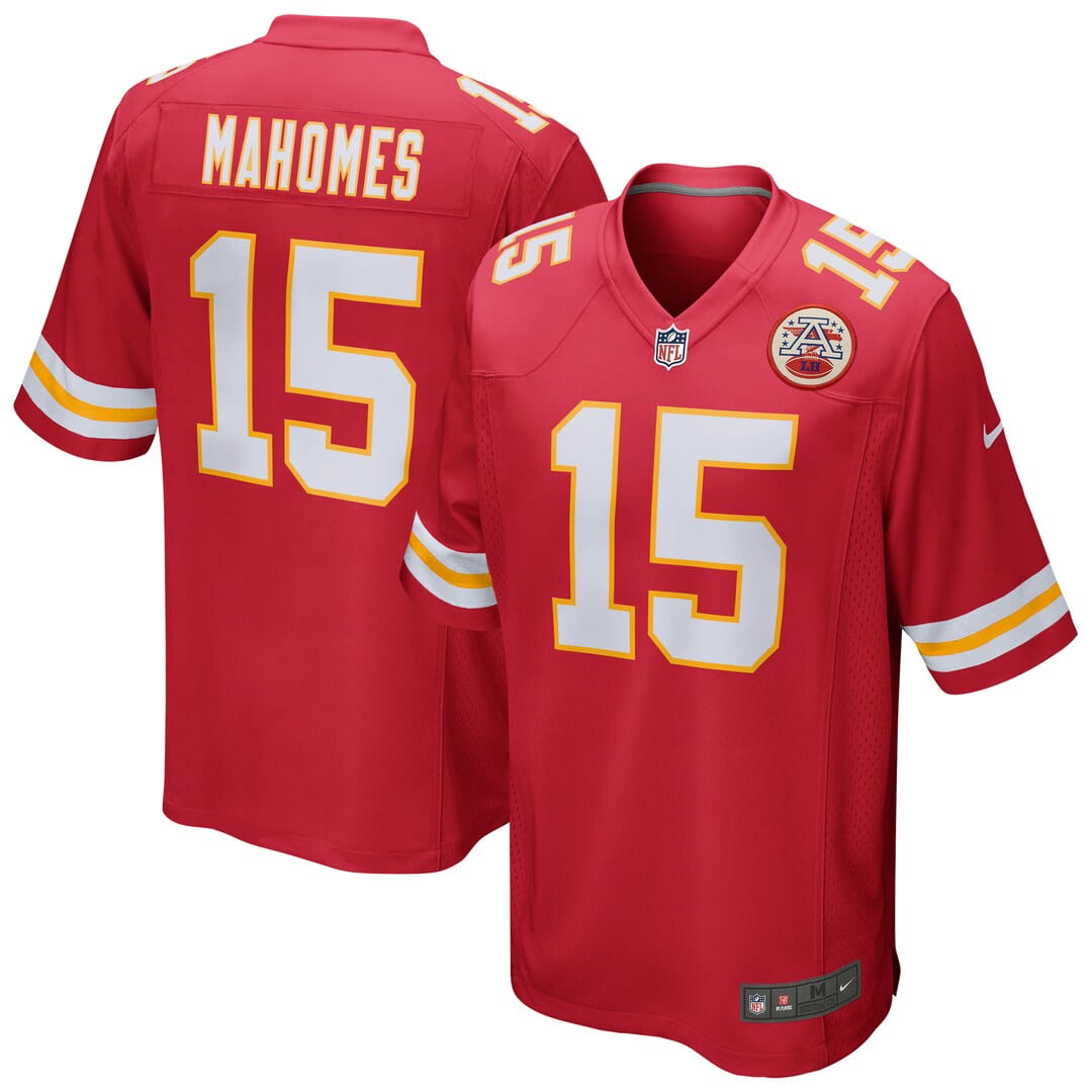 Mens Nike Patrick Mahomes Red Kansas City Chiefs Game Jersey