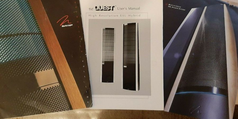 MartinLogan Request Loudspeaker Manual