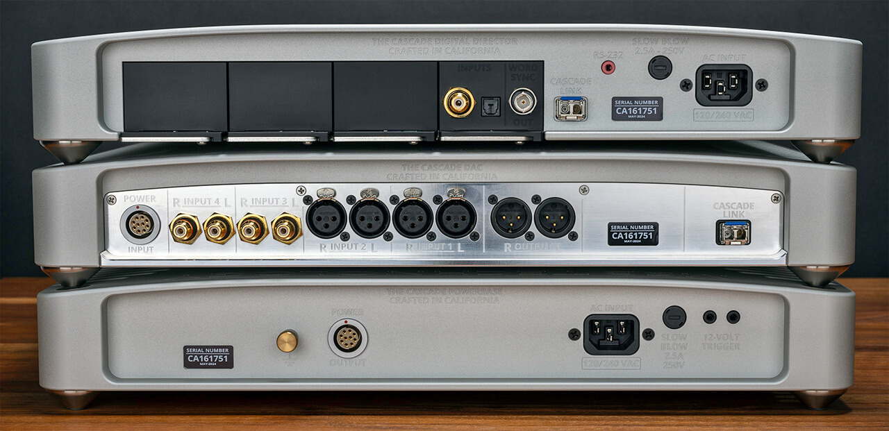 MSB Cascade DAC Rear Stack