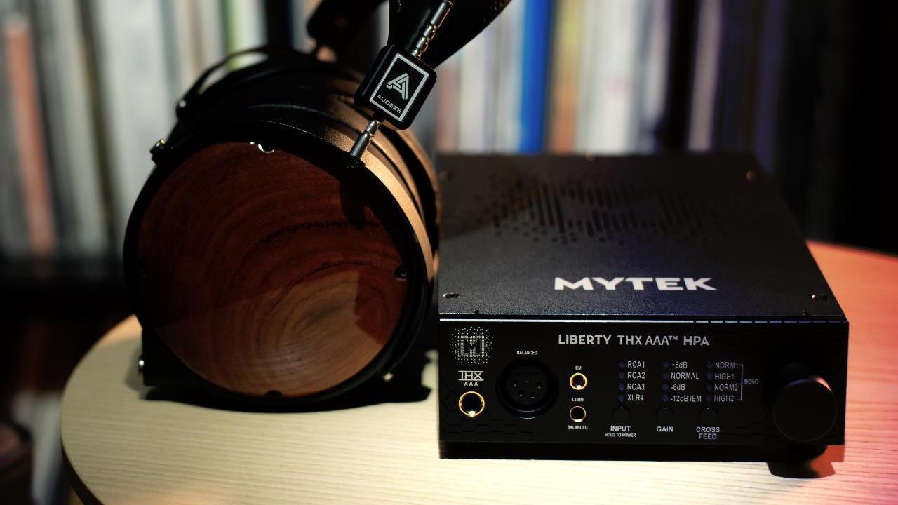 Mytec Audio Liberty THX AAA Headphone Amplifier with Audeze Headphones