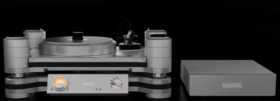 Nagra Reference Turntable with PSU front