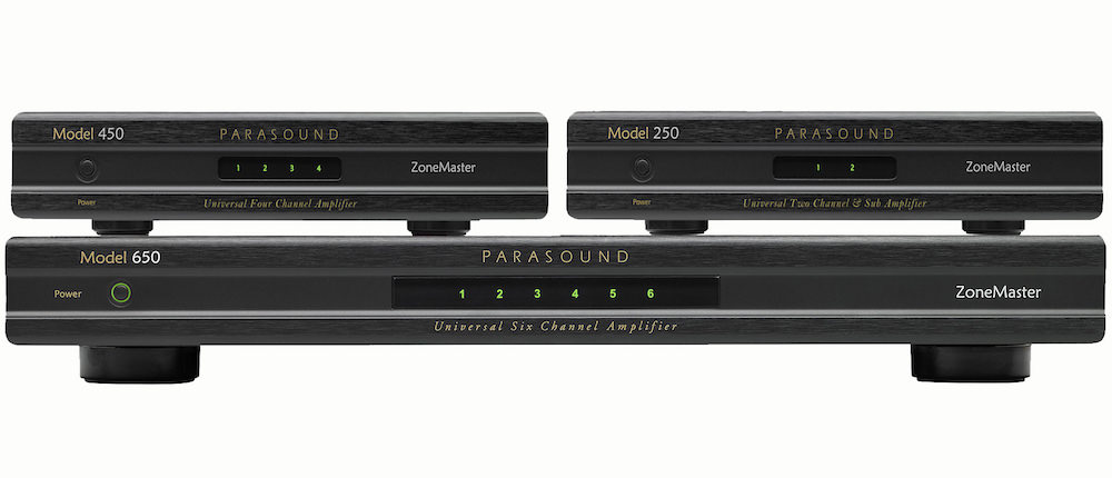 Parasound ZoneMaster 250, 450, 650 Amplifiers