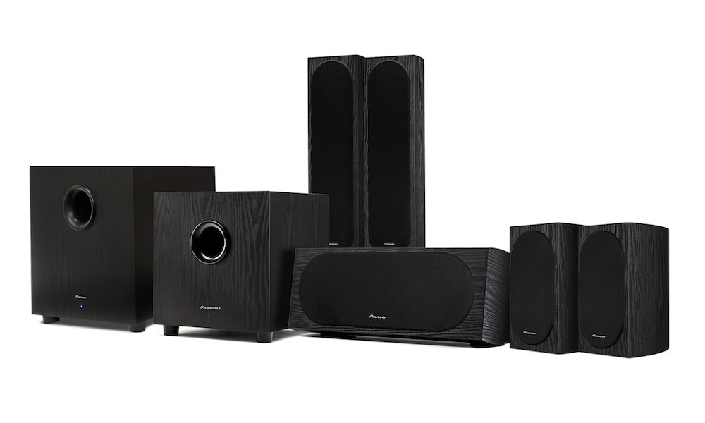 Pioneer Home Theater Speaker System with SW-10 Subwoofer (left)