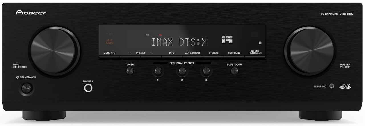 Pioneer VSX-835 A/V Receiver Front